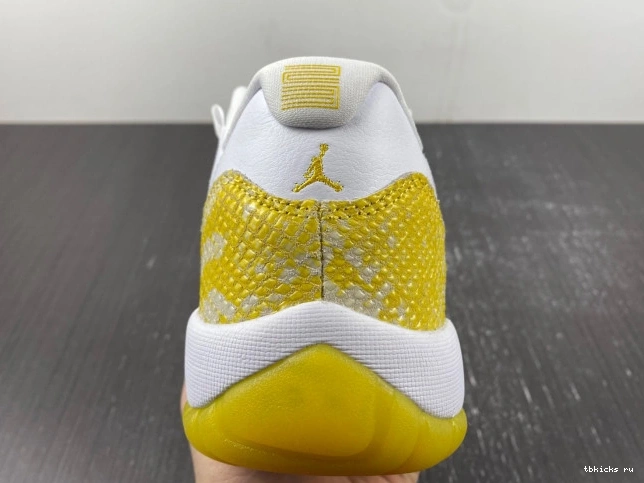 Cheap TB Jordan Air Yellow 11 WMNS Snakeskin AH7860-107 Low 0629
